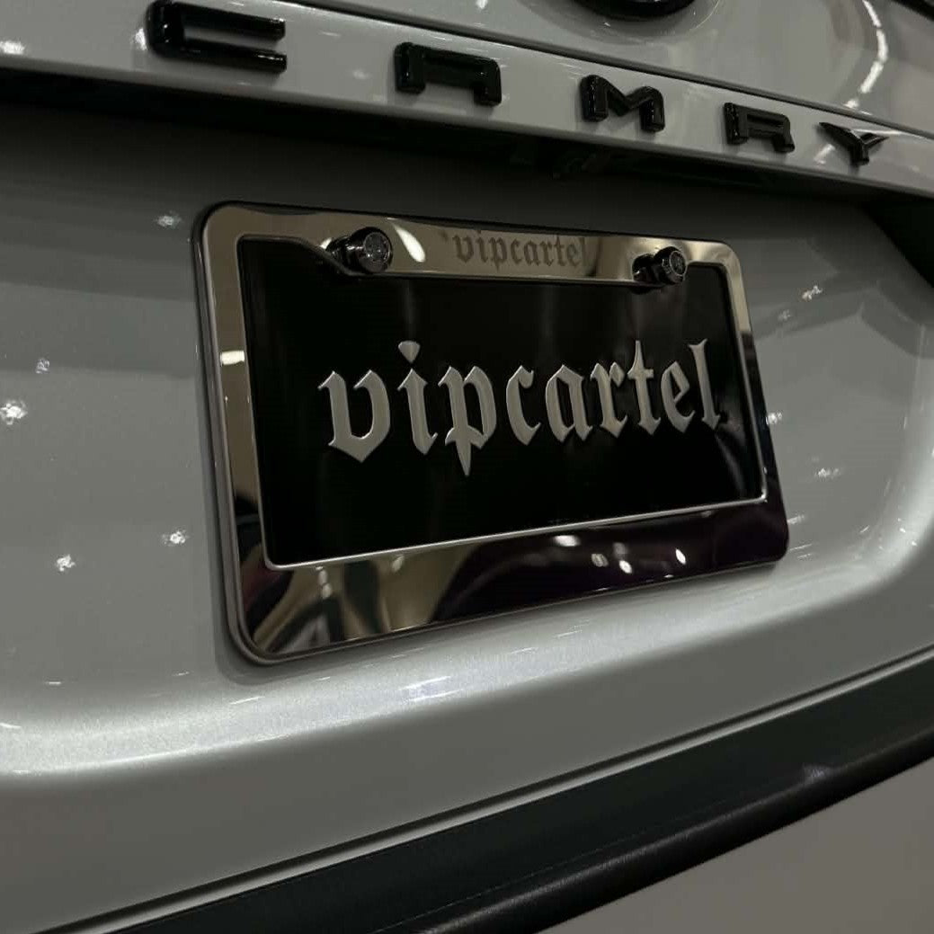 12" Metal License Plate Frame V1