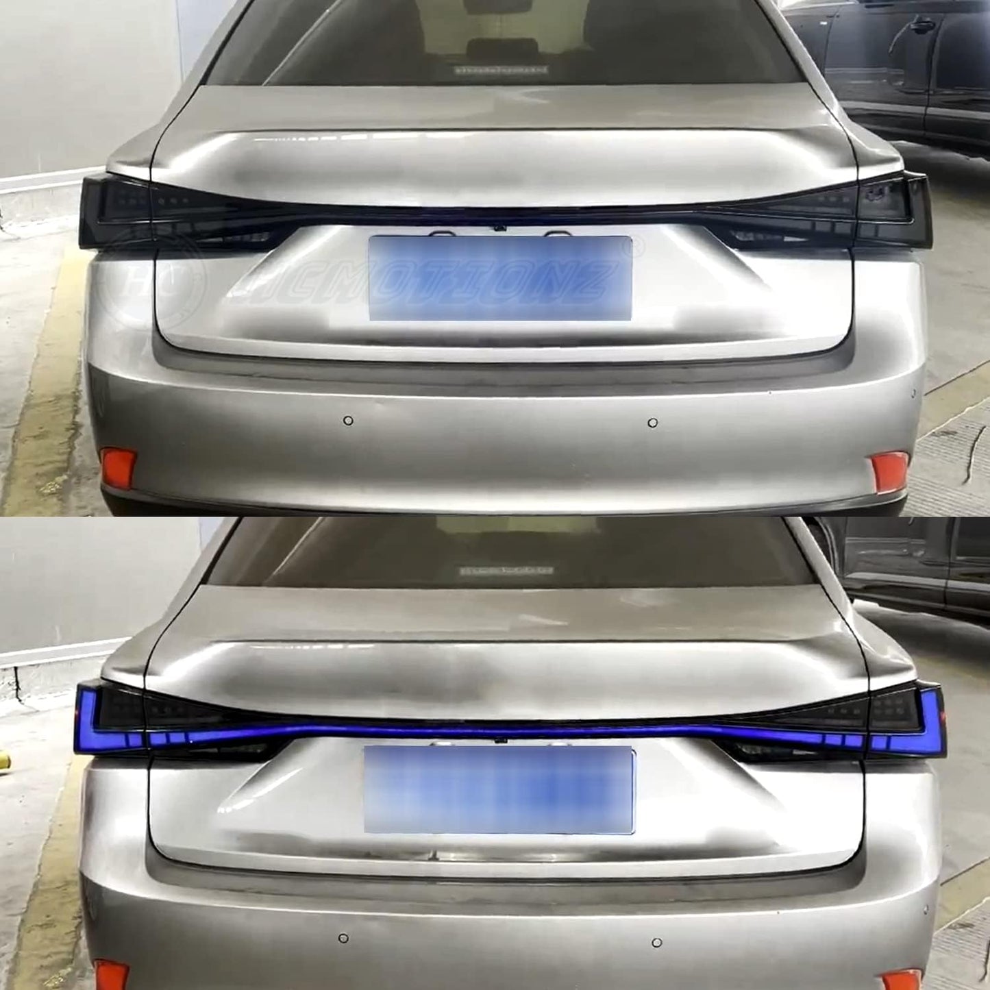 LED Taillights with Tailgate Light for Lexus IS250 IS350