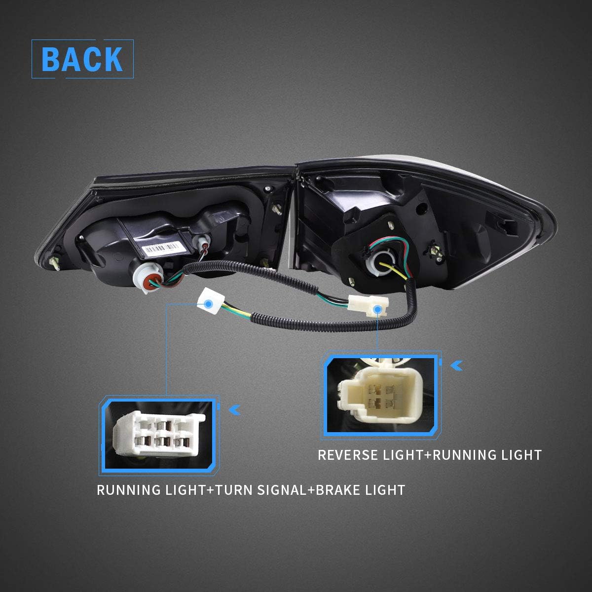 LED Taillights for Lexus IS250 IS350 IS-F