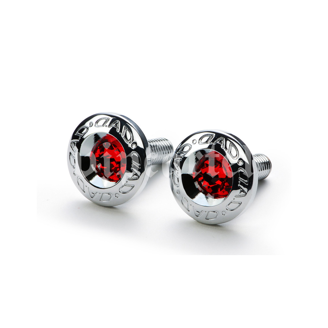 Garson D.A.D. Crystal License Plate Bolt