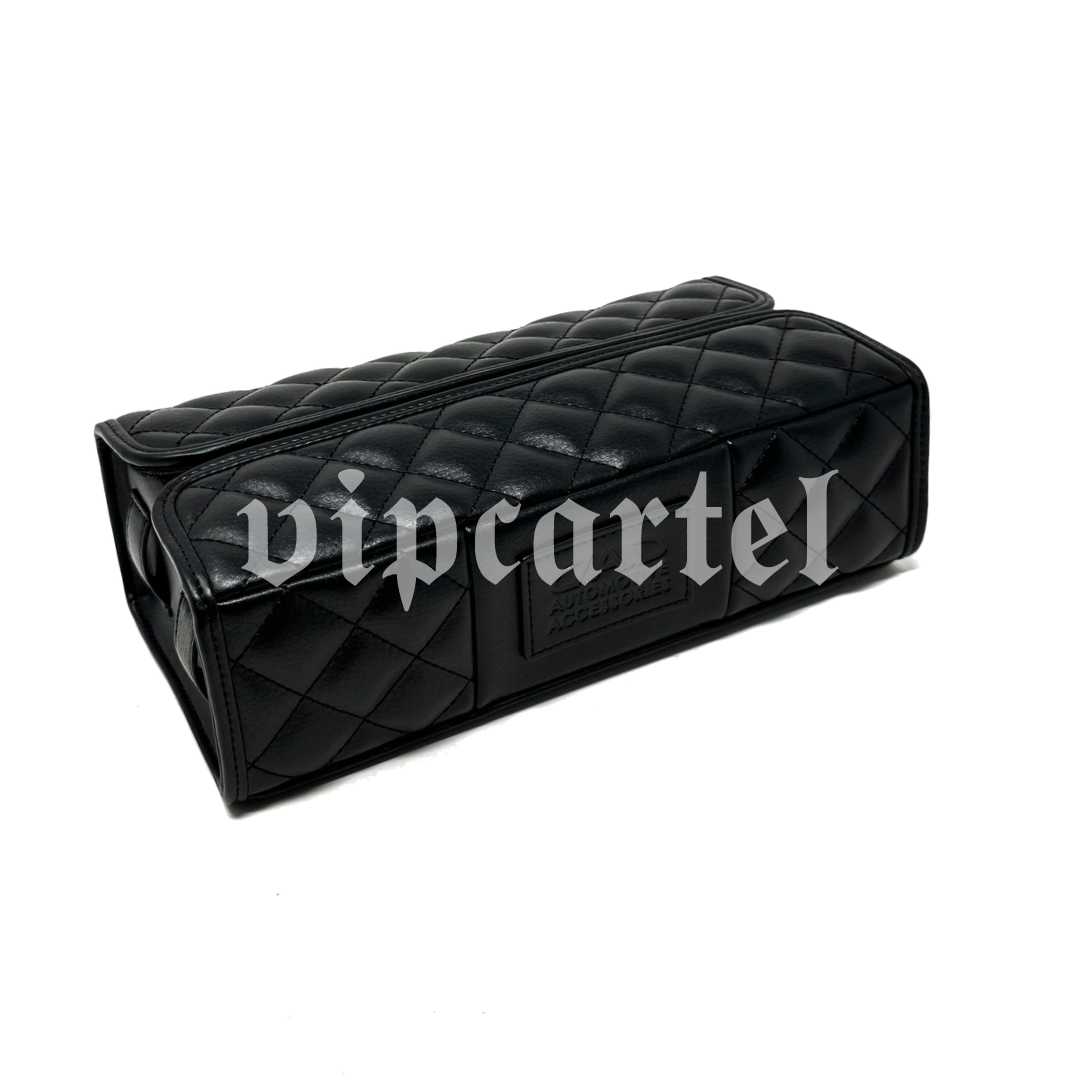 Garson D.A.D. Quilted Diamond Leather Tissue Case