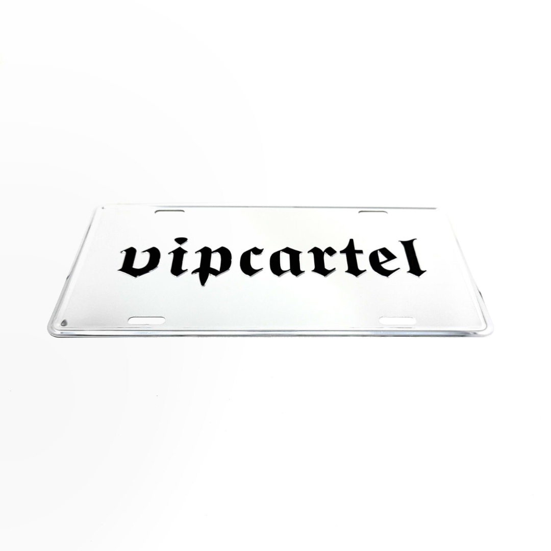 12” Metal Embossed License Plate