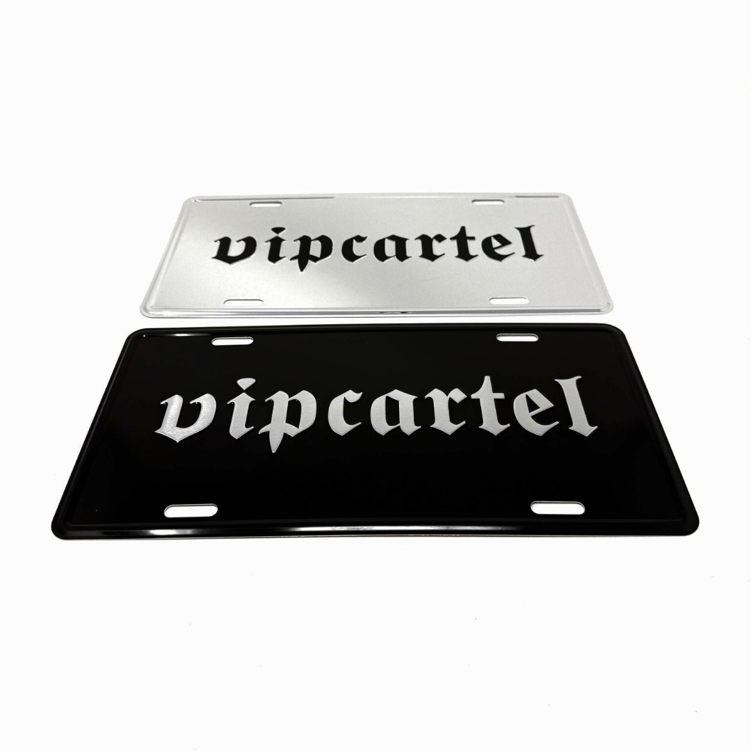 12” Metal Embossed License Plate