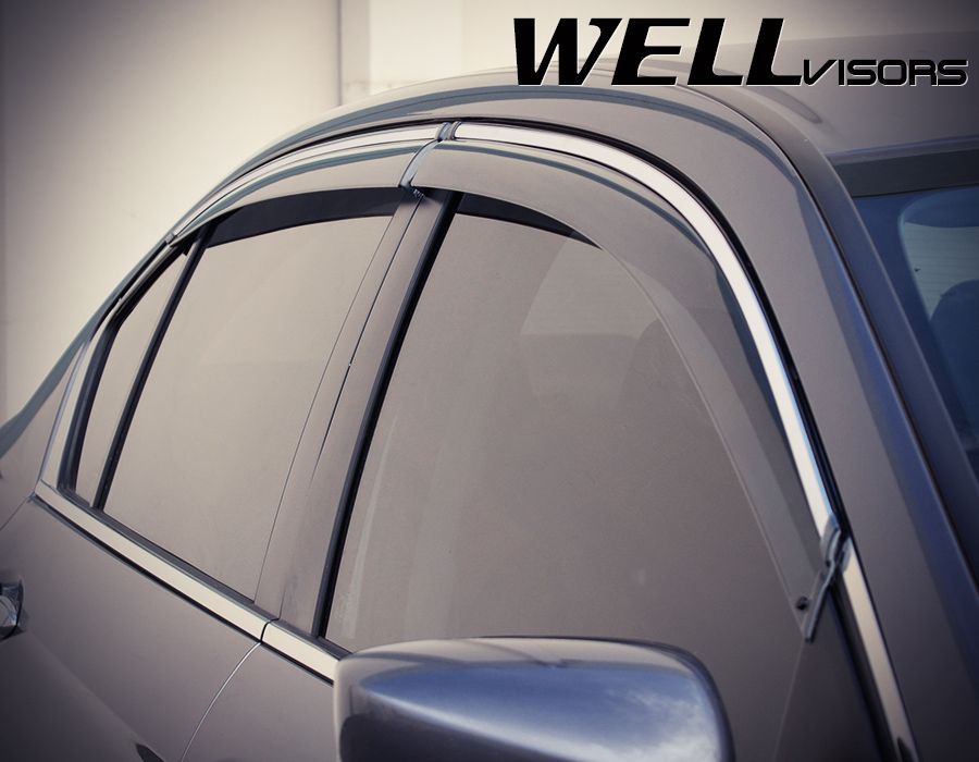 Wellvisors Honda Accord (2013-2017) with Chrome Trim