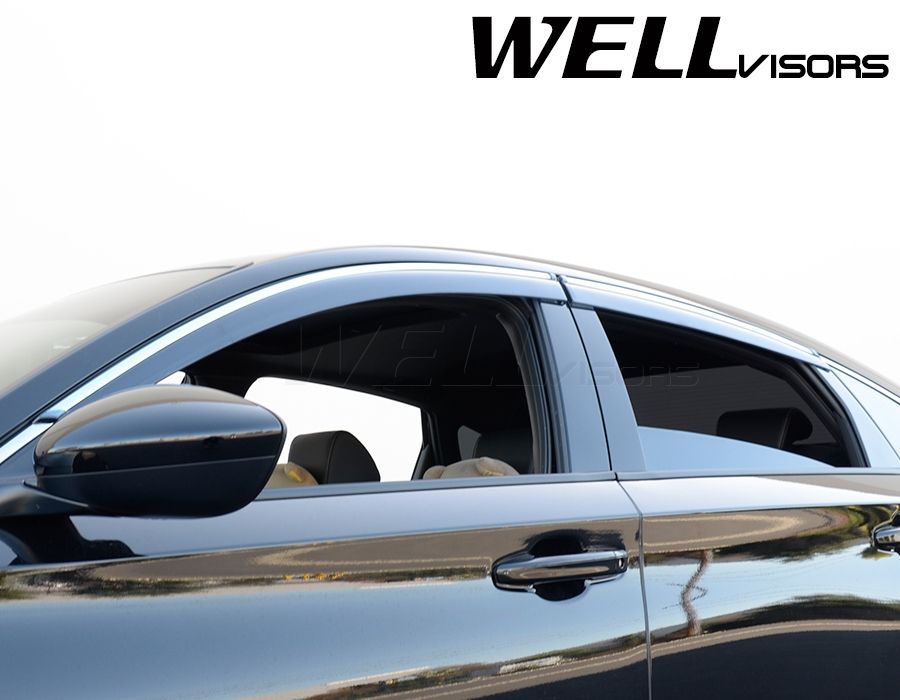 Wellvisors Honda Accord (2018-2022) with Chrome Trim