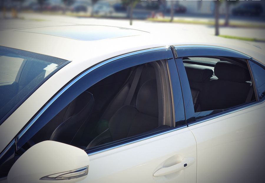 Wellvisors Lexus IS250/IS350/ISF (2006-2013) with Chrome Trim