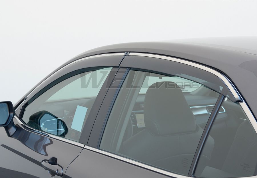 Wellvisors Toyota Camry (2018-2023) with Chrome Trim