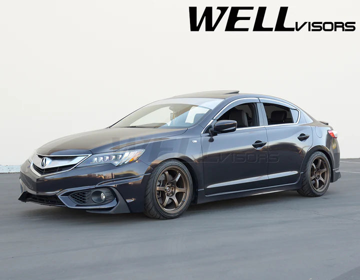 Wellvisors Acura ILX (2013-2022) with Chrome Trim