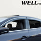 Wellvisors Acura ILX (2013-2022) with Chrome Trim