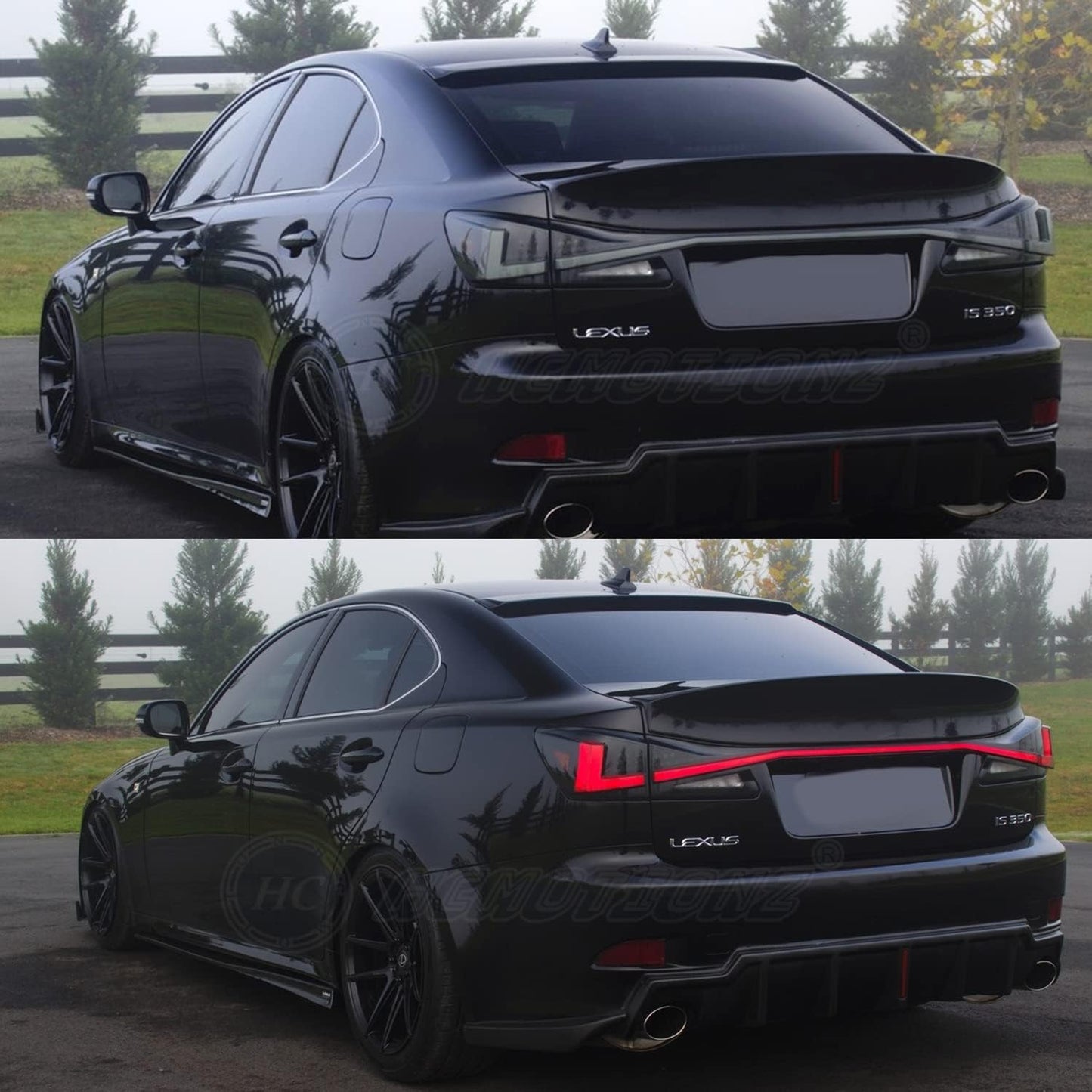 LED Taillight with Bar for Lexus IS250 IS350 IS-F