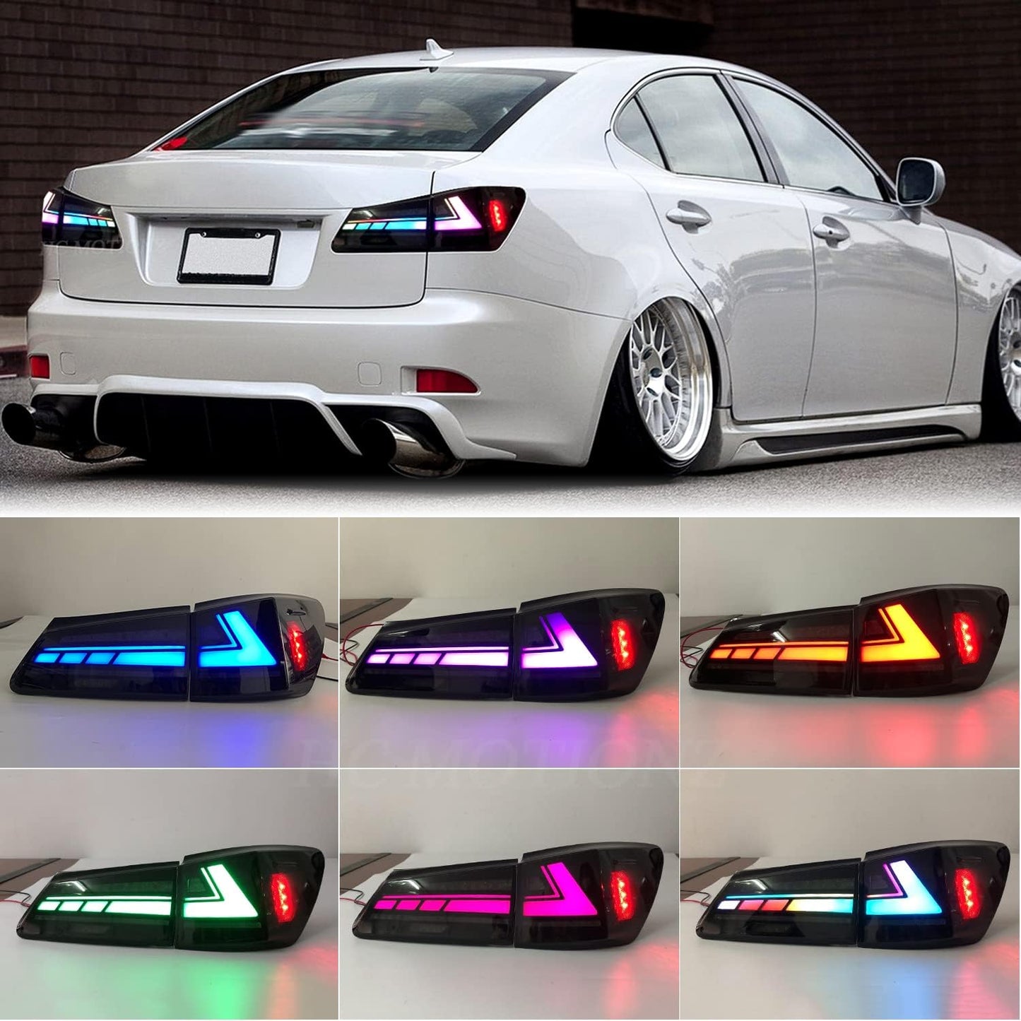LED Taillights for Lexus IS250 IS350 IS-F