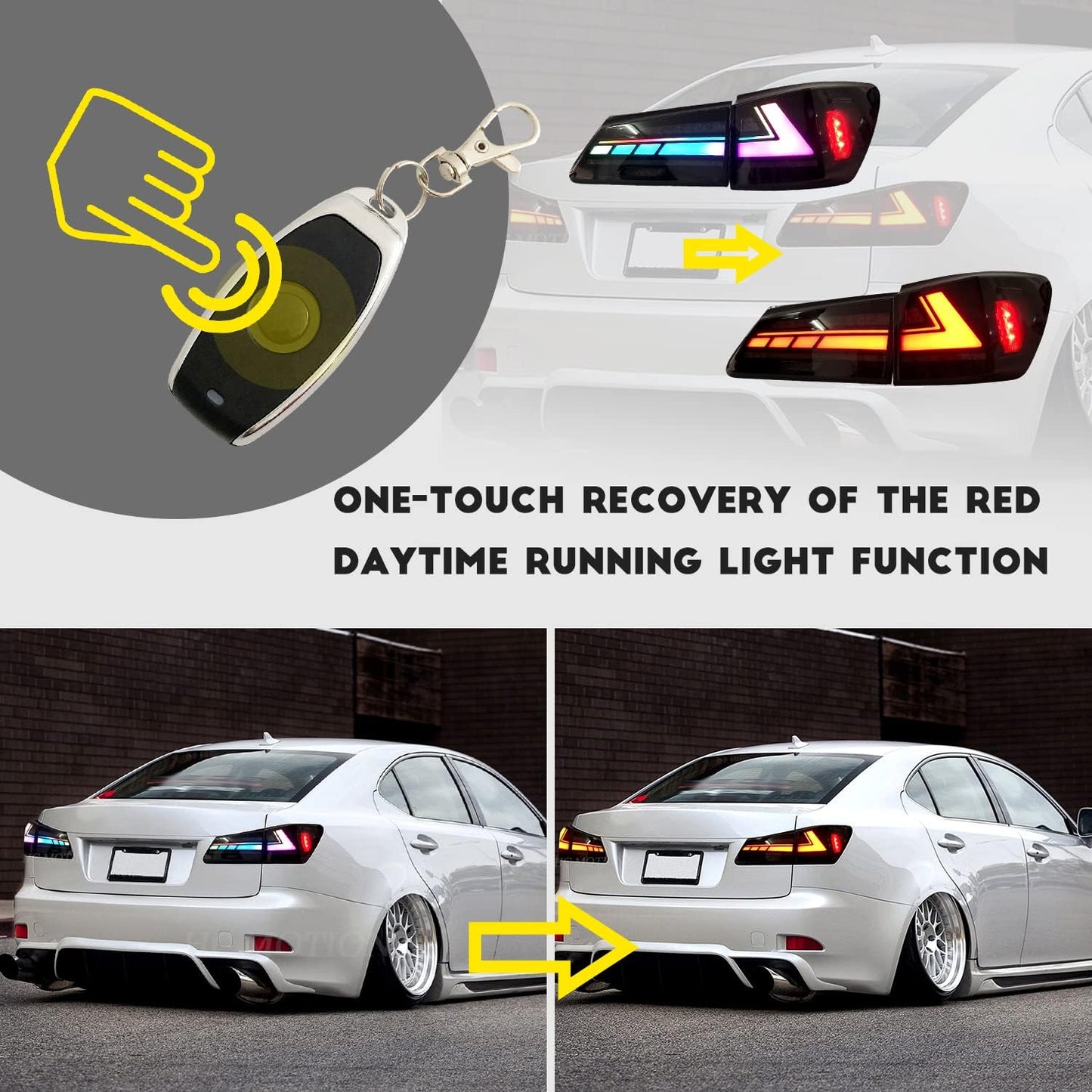 LED Taillights for Lexus IS250 IS350 IS-F