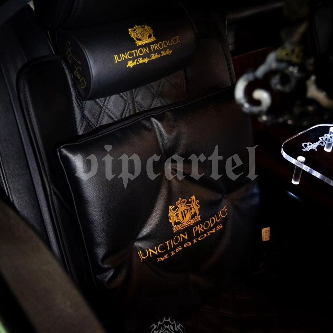 Junction Produce Black Cursive Neckpads