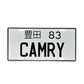 JDM Metal License Plate