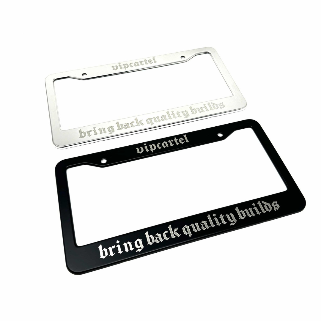 12" Metal License Plate Frame
