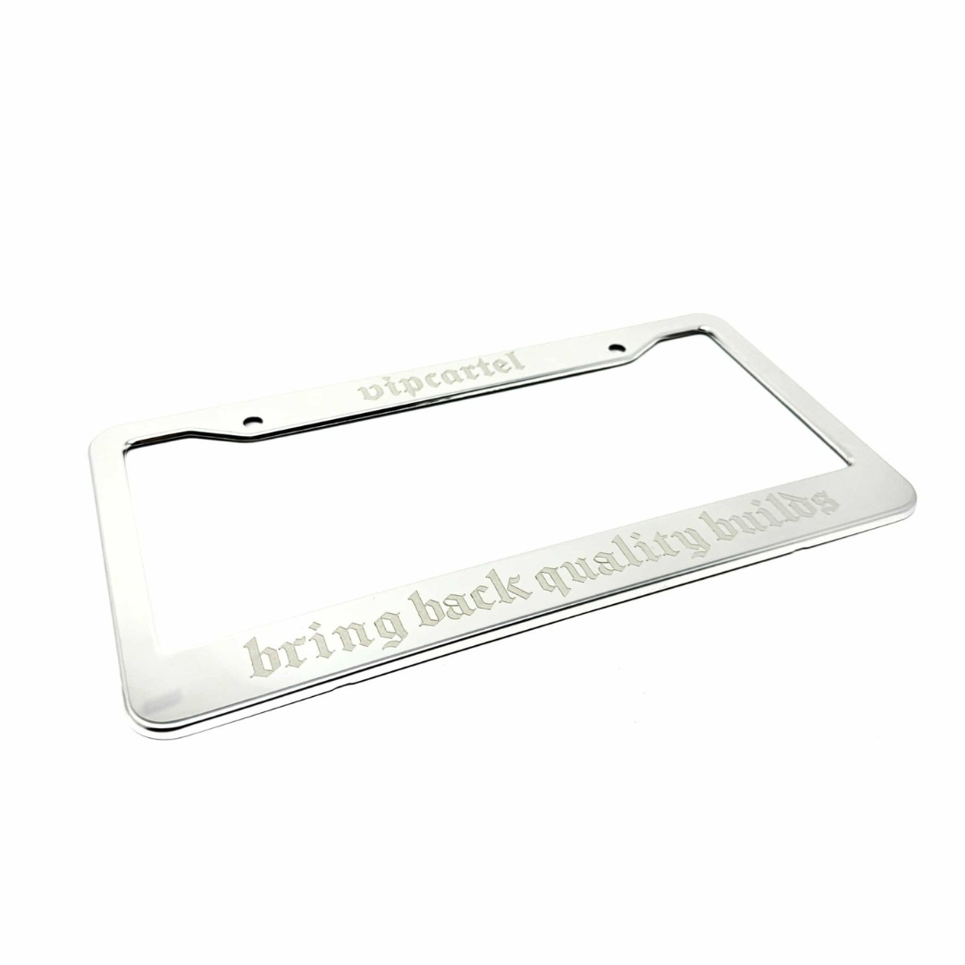 12" Metal License Plate Frame
