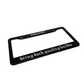 12" Metal License Plate Frame