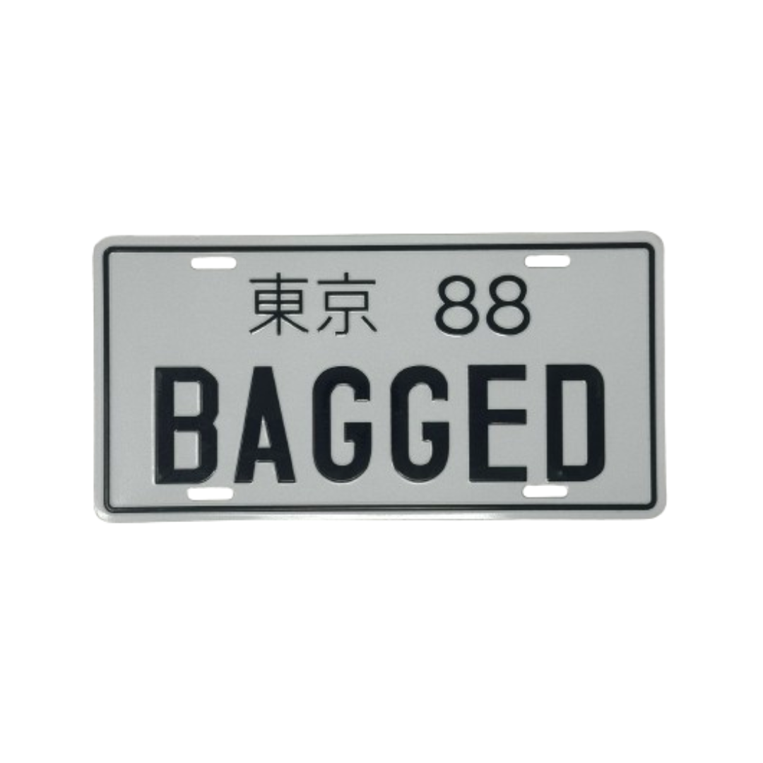 JDM Metal License Plate