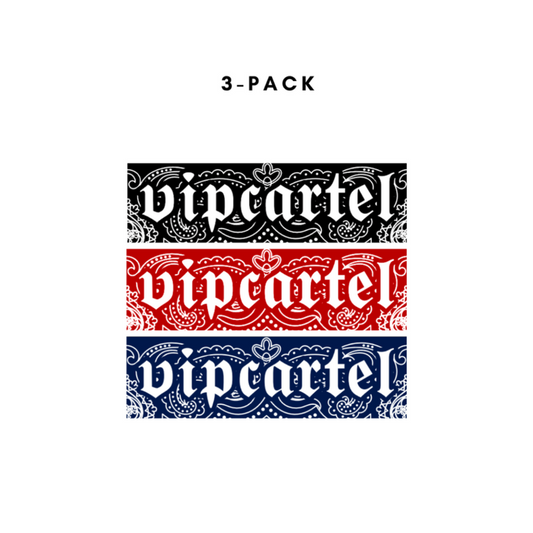 VIPCARTEL Paisley Bumper Sticker (3-Pack)