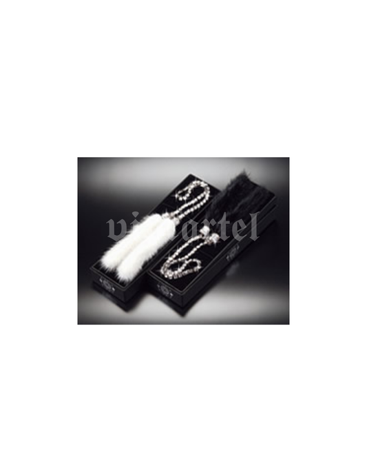 Garson D.A.D. Rear View Mirror Mink Swarovski Crystal Chain