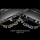 Garson D.A.D. Rear View Mirror Swarovski Necklace