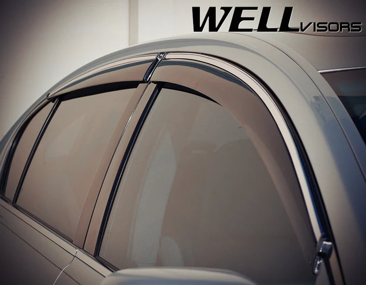 Wellvisors Lexus GS300/GS350/GS430 (2006-2011) with Chrome Trim