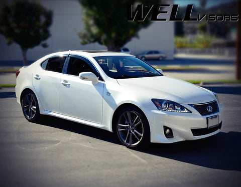 Wellvisors Lexus IS250/IS350/ISF (2006-2013) with Chrome Trim