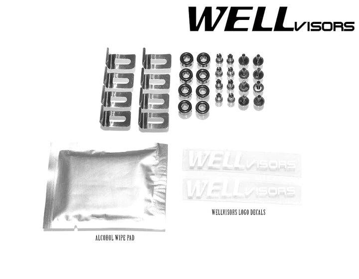 Wellvisors Lexus LS400 (1990-1994) with Chrome Trim