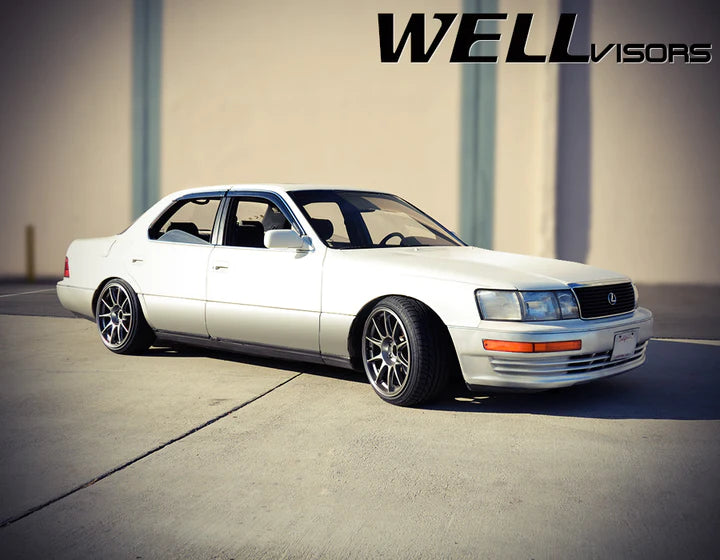 Wellvisors Lexus LS400 (1990-1994) with Chrome Trim – VIPCARTEL Automotive