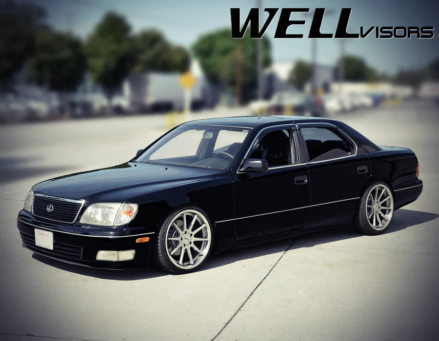 Wellvisors Lexus LS400 (1995-2000) with Chrome Trim