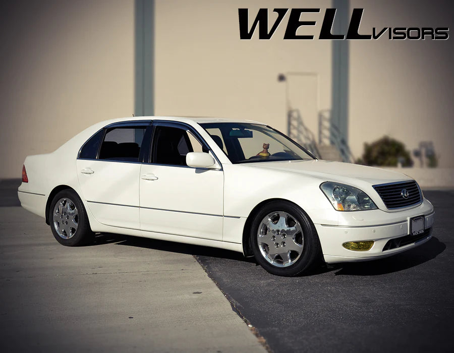 Wellvisors  Lexus LS430 (2001-2006) with Chrome Trim