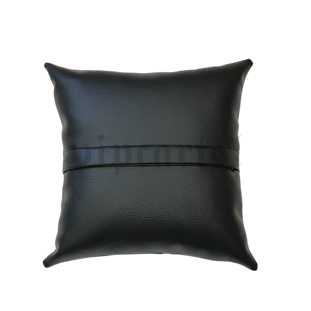 Junction Vip Pillows Junction Produce Black Large Leather Pillow – VIPCARTEL Automotive
