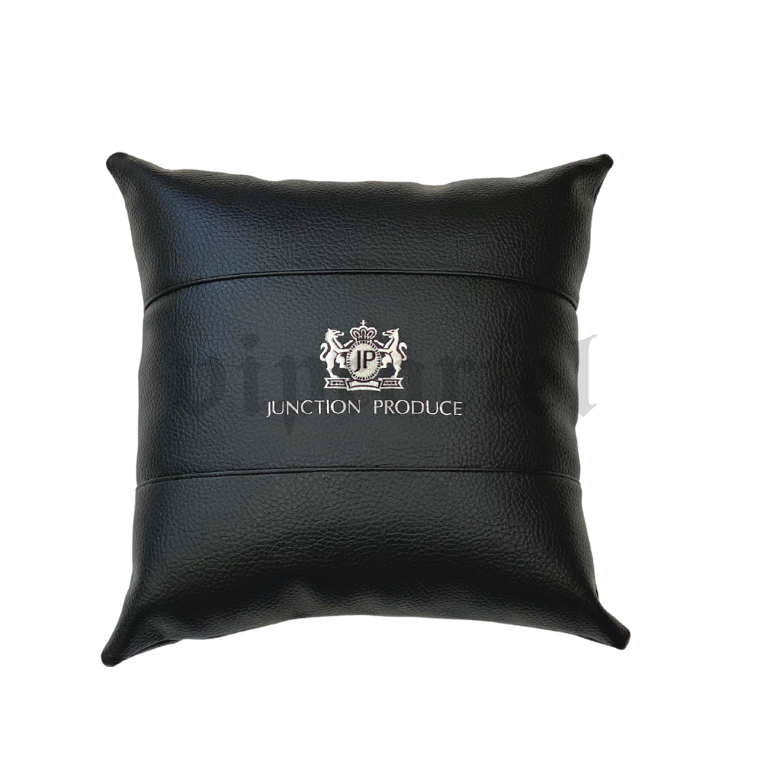 Junction Vip Pillows Junction Produce Black Large Leather Pillow – VIPCARTEL Automotive